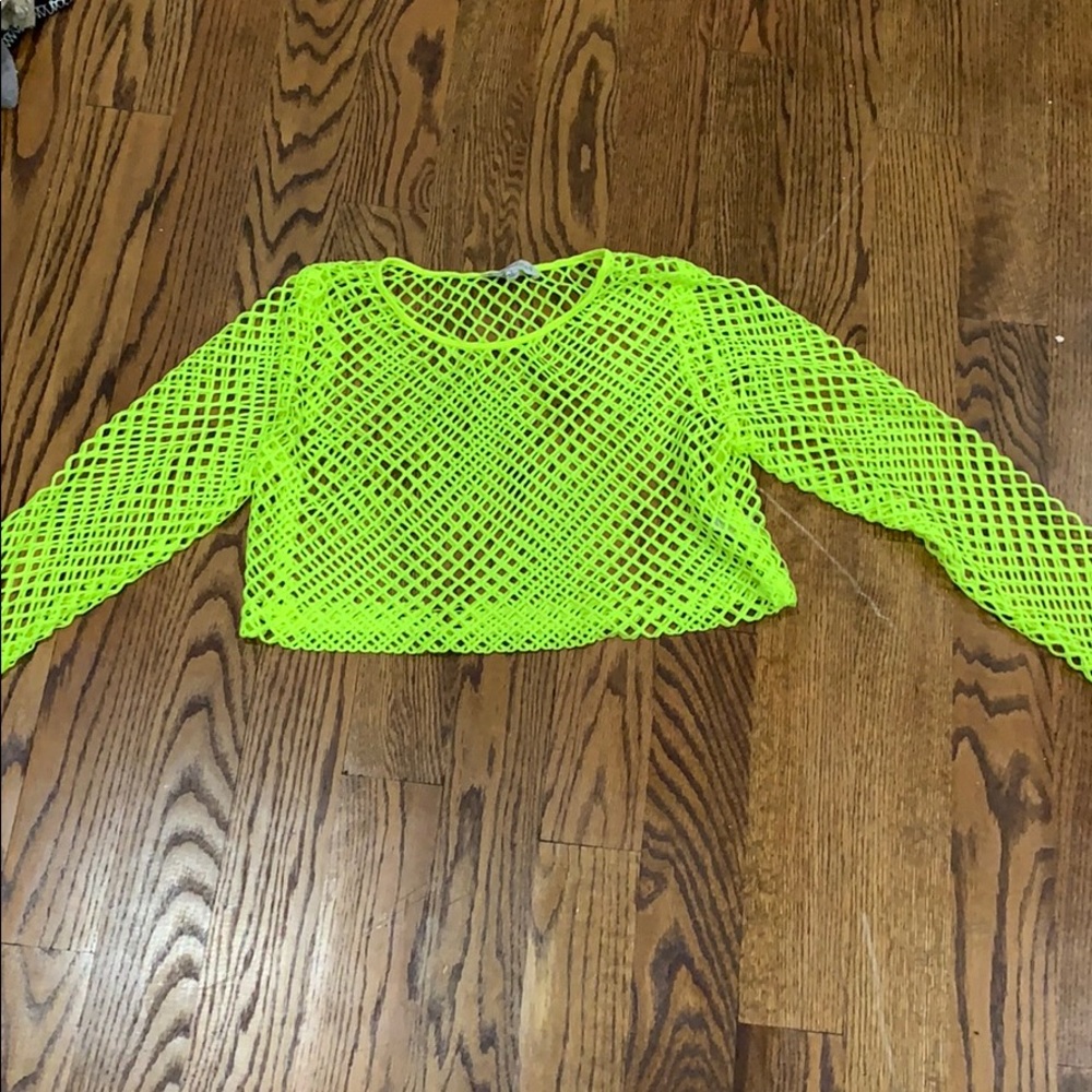 Neon mesh shirt
